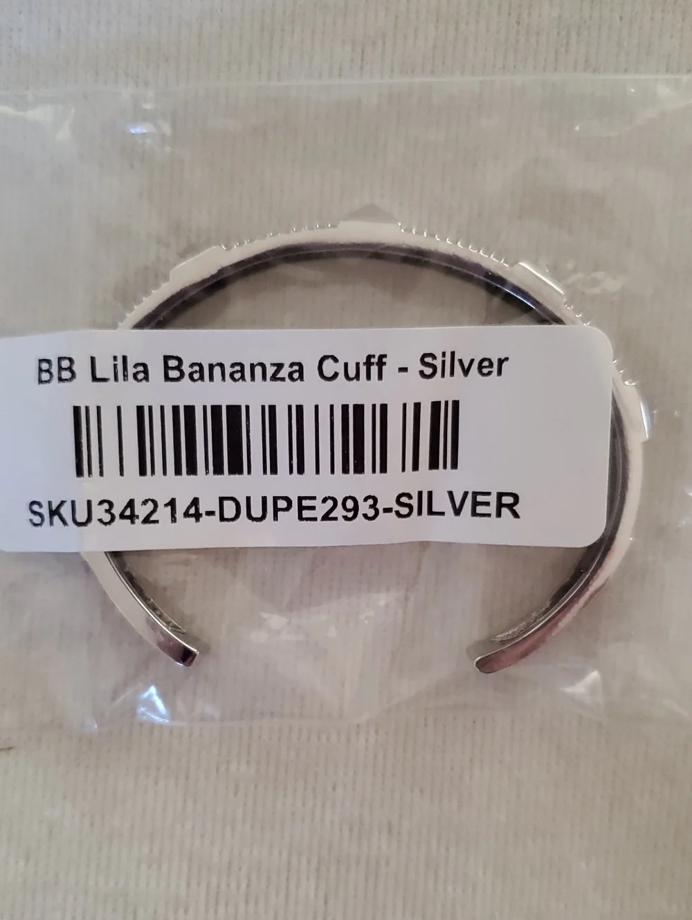 ​NEW BB Lila Bonanza Silver & Pave Pyramidal Studded Cuff Bangle Bracelet